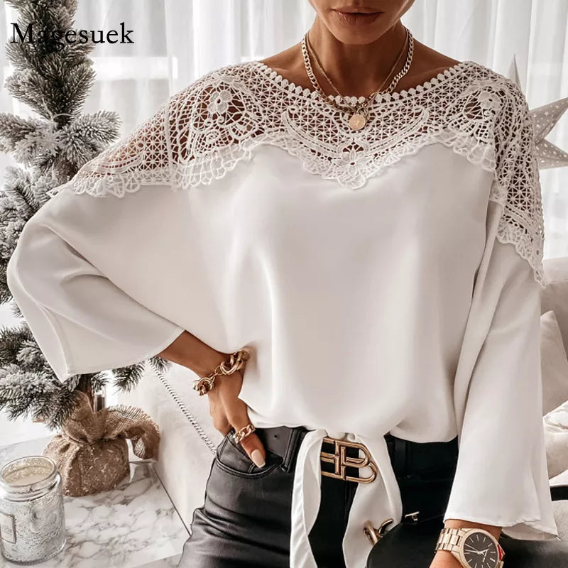Crochet Embroidery Lace Blouses