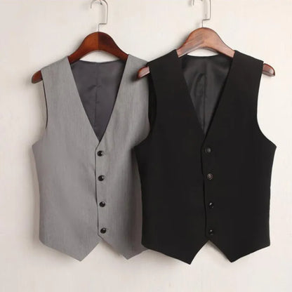 Women's Suit Vest Waistcoat Sleeveless Coat Jacket