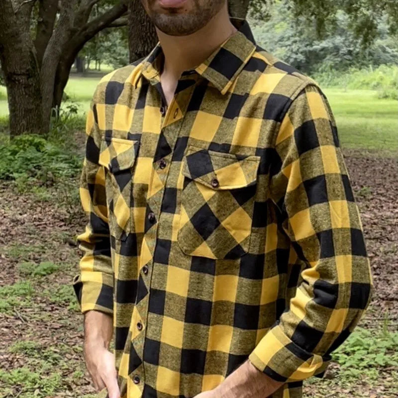 Men's Plaid Flannel Shirt