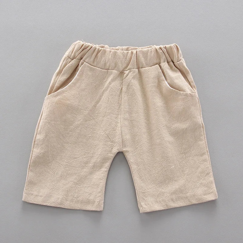 Cute Casual Short Sleeve Suit for Boys