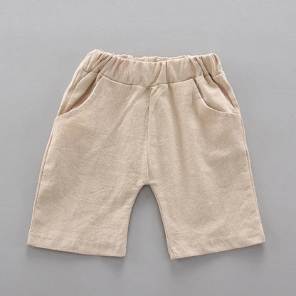 Cute Casual Short Sleeve Suit for Boys