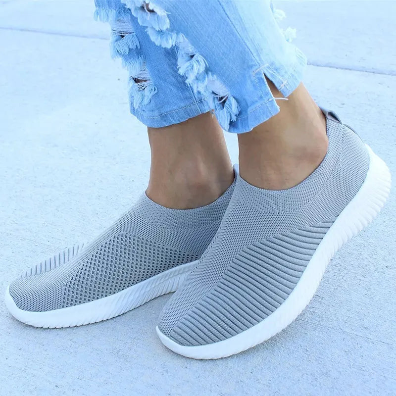 Women's Stretchy Slip-on Mesh Bunion Corrector Sneakers