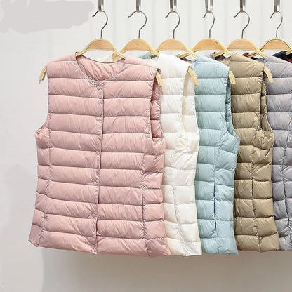 Women's Ultra-Light Duck Down Vest