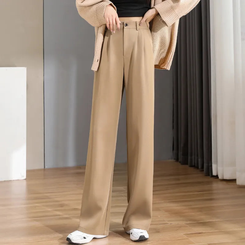 Women's Straight Pants for Office Wear