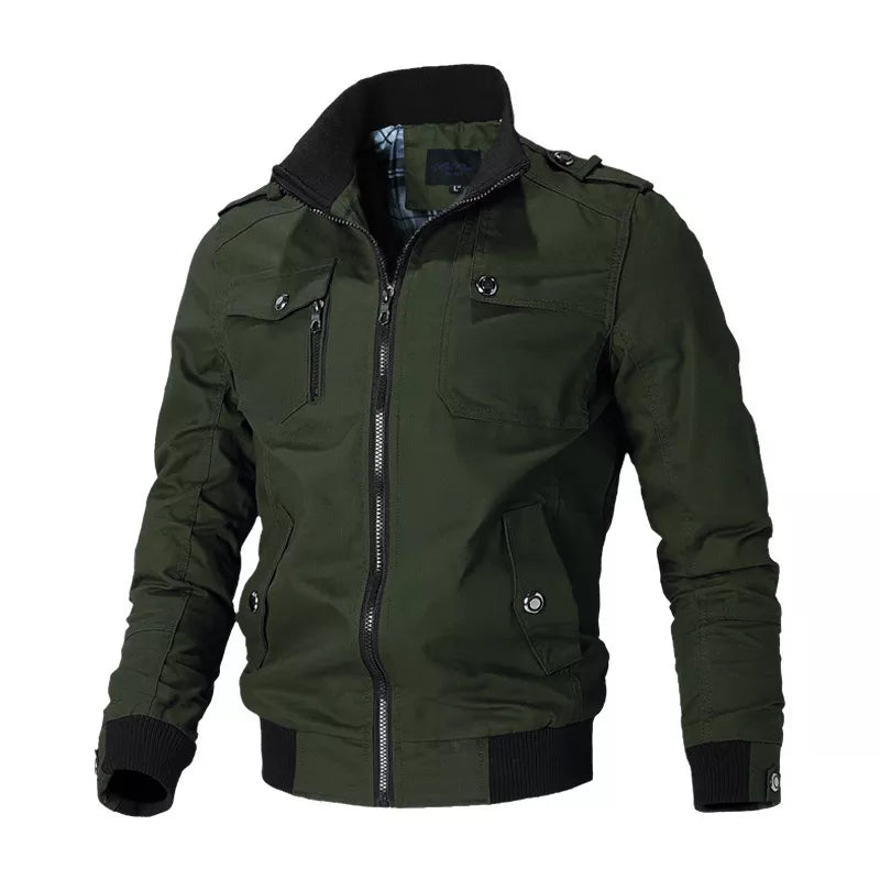 Men's Slim Military Bomber Jacket