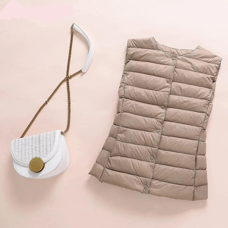 Women's Ultra-Light Duck Down Vest
