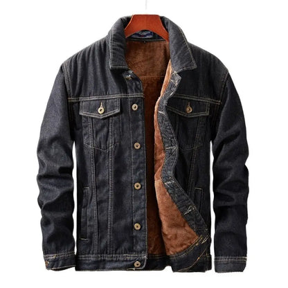 Casual Lapel Collar Denim Jacket Coats