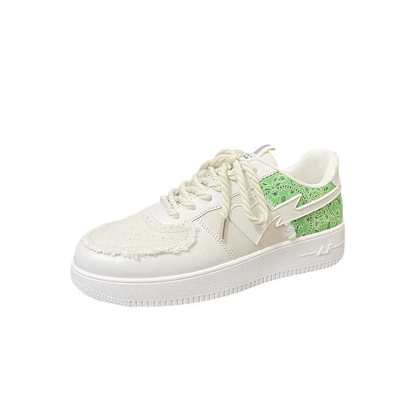 Trendy and Simple Hong Kong Style Men's Sneakers