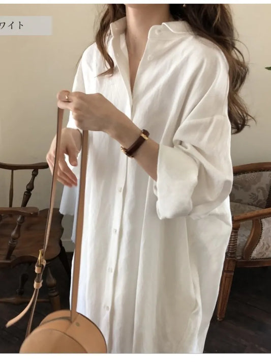 Chic Vintage Style Shirt dress