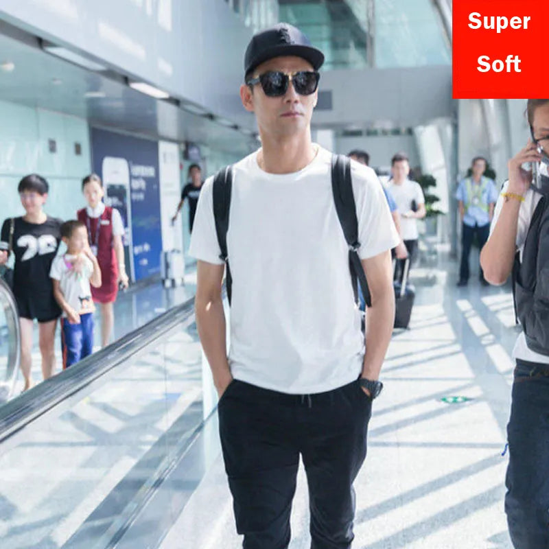 Super Soft White T-shirt Tops