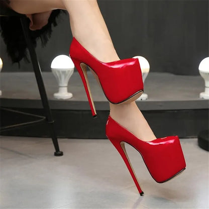 Women's Platform Pumps Super High slim Heels