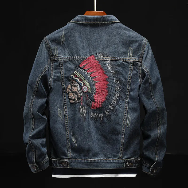 Prowow Retro Blue Denim Jacket