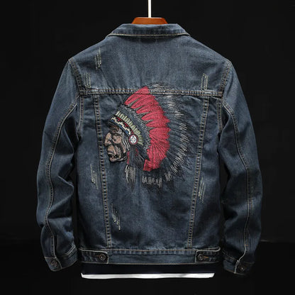 Prowow Retro Blue Denim Jacket