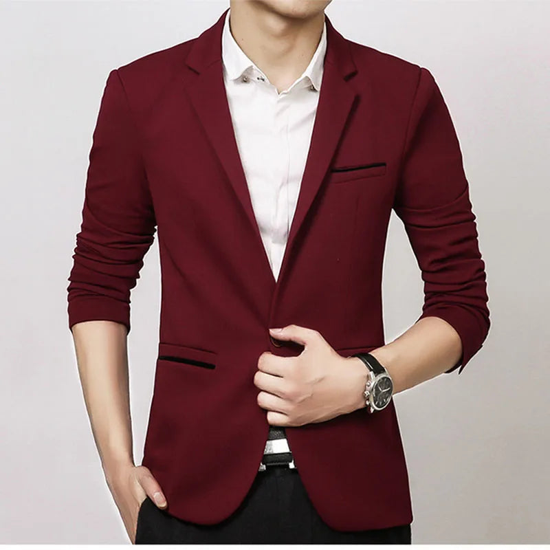Men's Slim Fit Casual Blazer