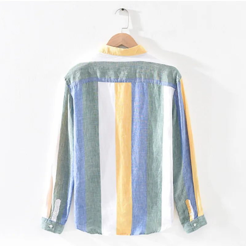 Striped Linen Shirts for Man