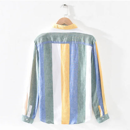 Striped Linen Shirts for Man