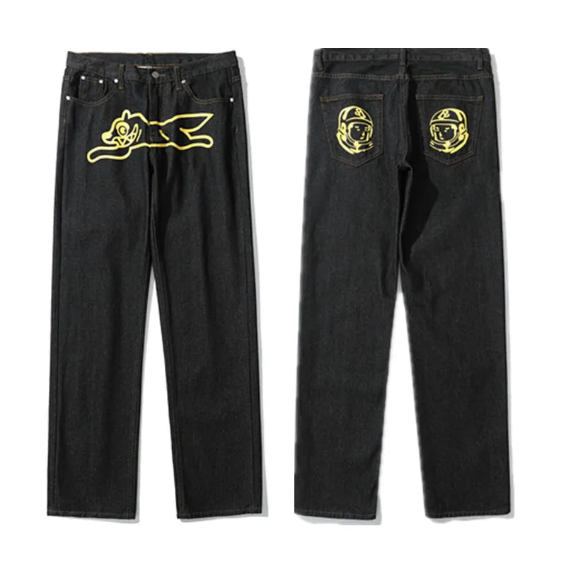 Ropa  Dog Print Baggy Streetwear Pants