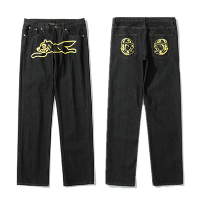 Ropa  Dog Print Baggy Streetwear Pants