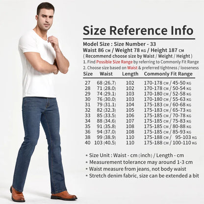 Slightly Flared Boot-Cut Jeans