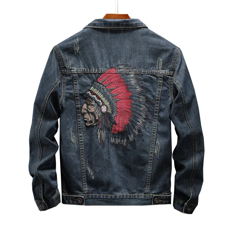 Prowow Retro Blue Denim Jacket
