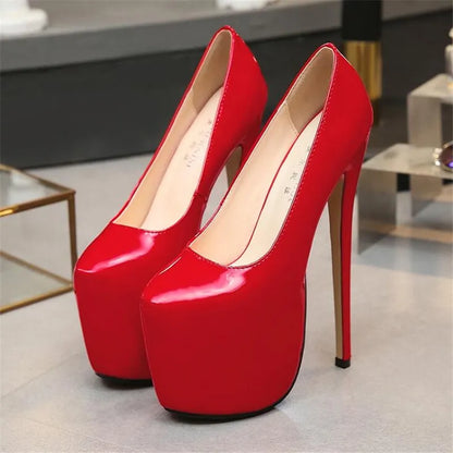 Women's Platform Pumps Super High slim Heels