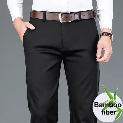 Classic Style Bamboo Fiber Business Pants