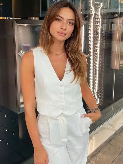 Women's Chic V-Neck Vest