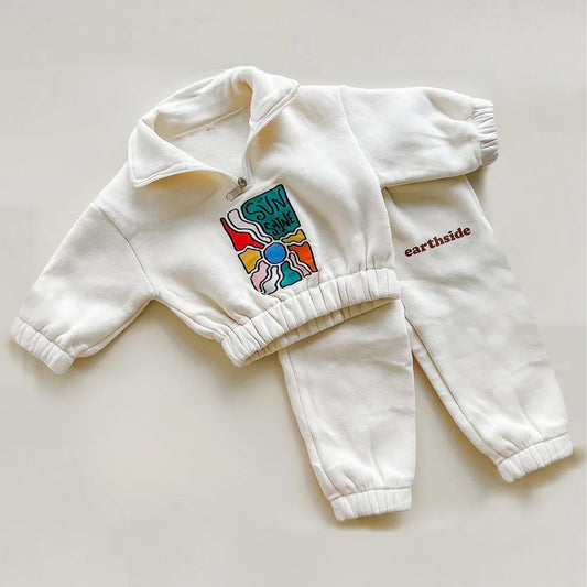 Earthside Cream Tracksuit