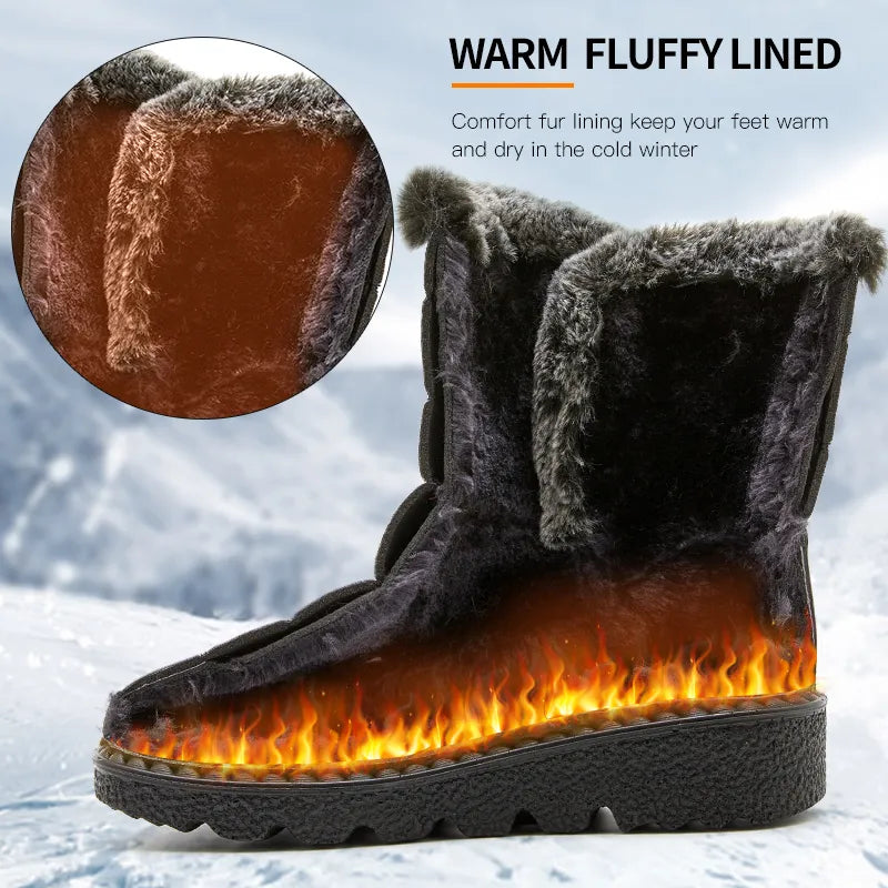 Women's Warm Velvet Non Slip Boots