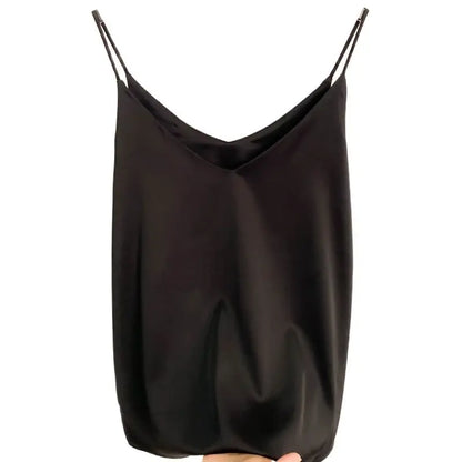 Camisole Slim Sleeveless V-Neck   Tops