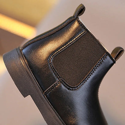 British Style Leather  Boots