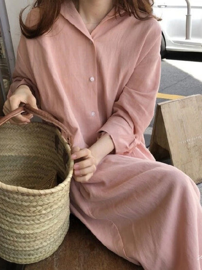 Chic Vintage Style Shirt dress
