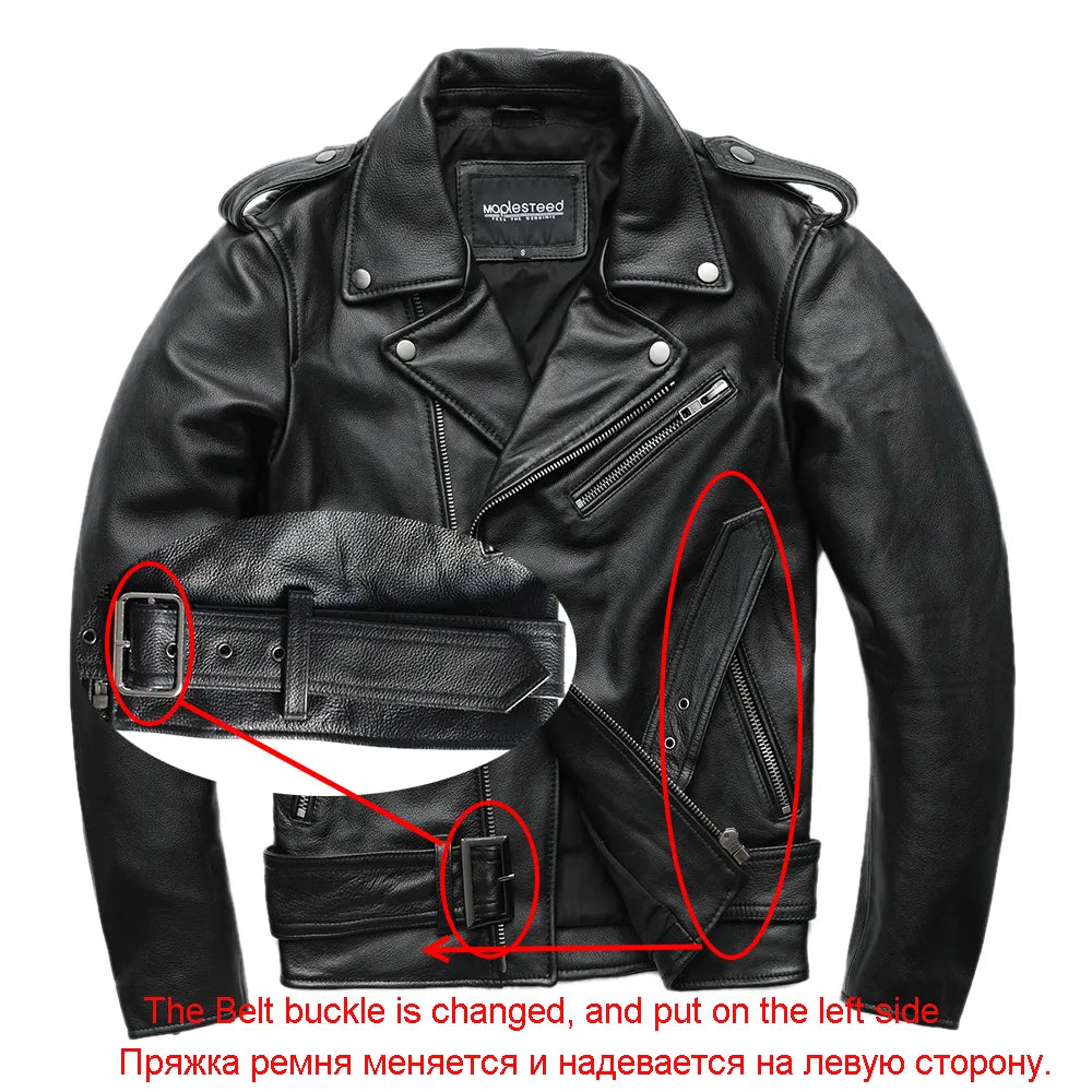 MAPLESTEED Classical Motorcycle Jacket