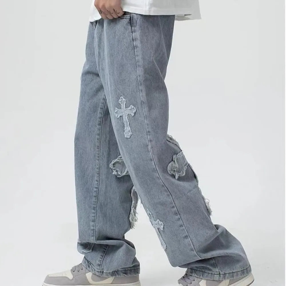 Unisex Streetwear Baggy Jeans