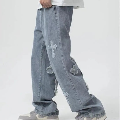 Unisex Streetwear Baggy Jeans