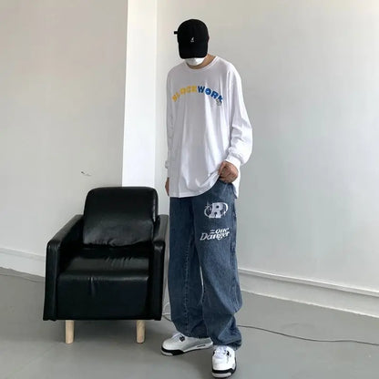 Streetwear Retro Hip-Hop Jeans