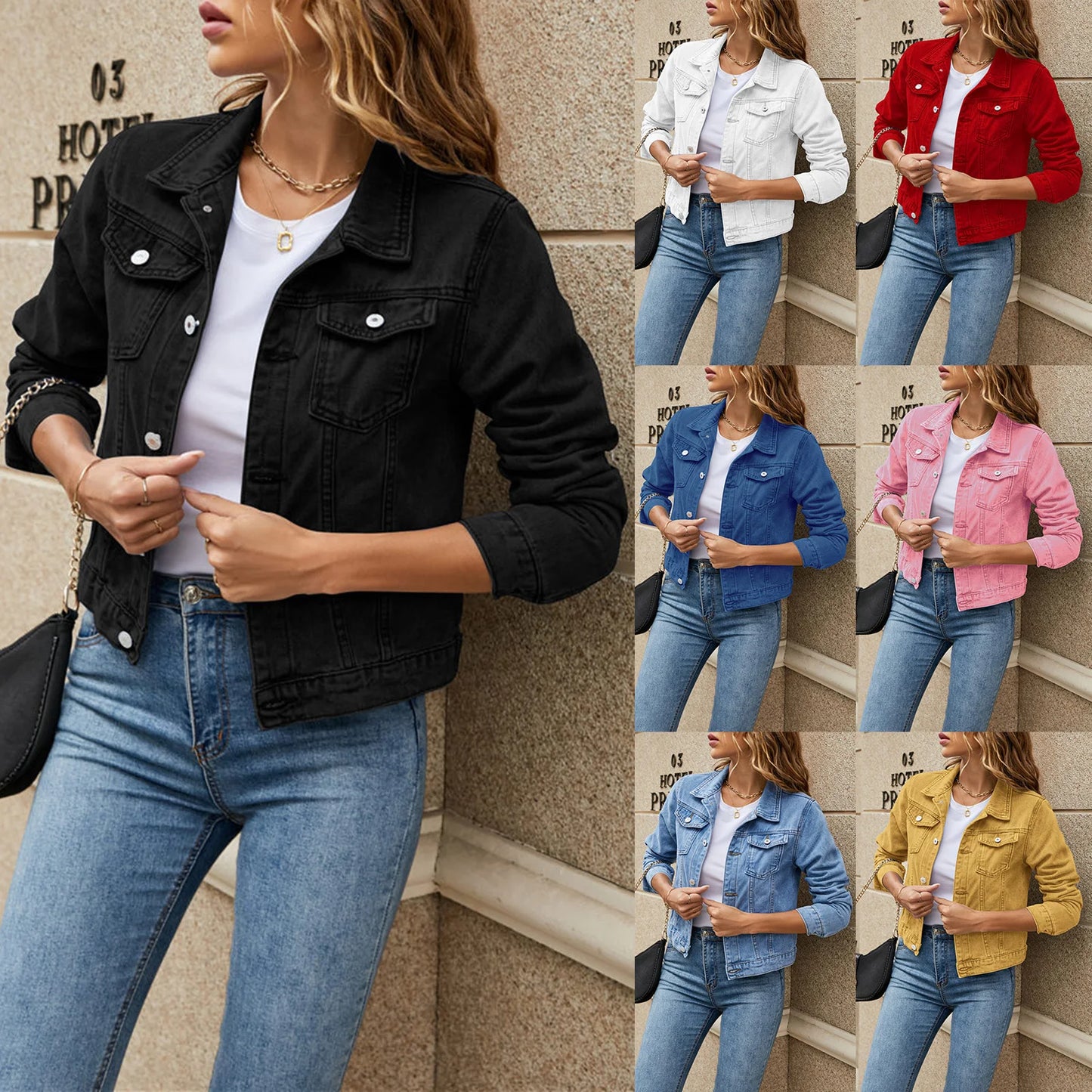 Women's Casual Denim Coats