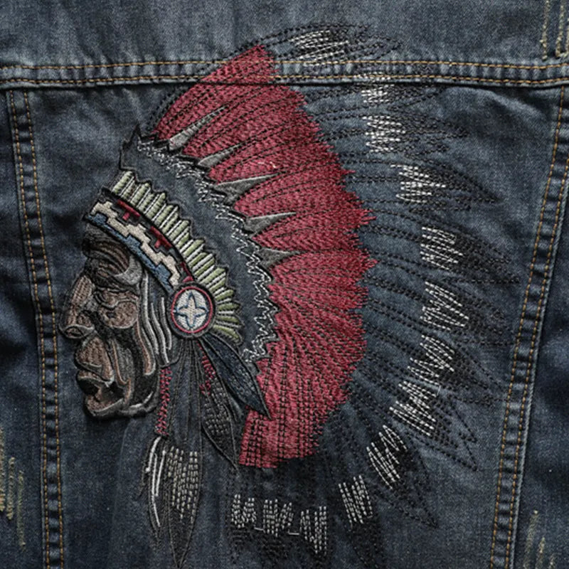 Prowow Retro Blue Denim Jacket