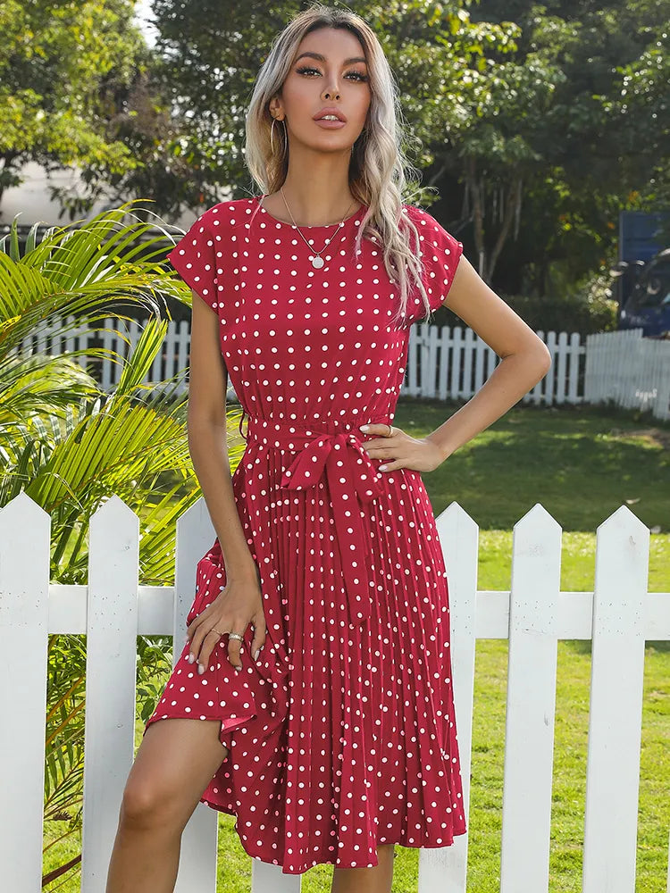 Polka Dots Midi Dresses