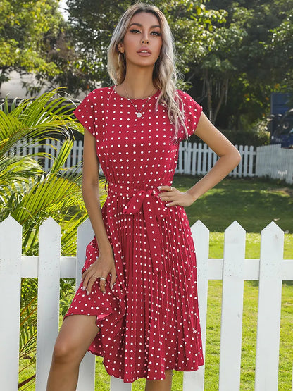 Polka Dots Midi Dresses