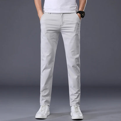 Men's Classic Solid Color Thin Casual Pants