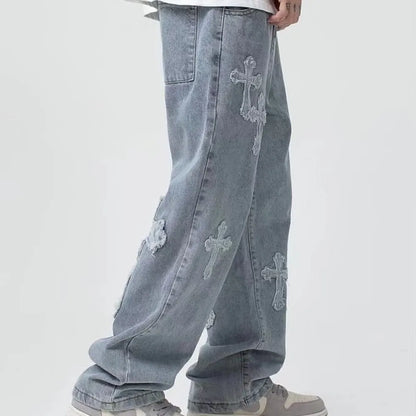 Unisex Streetwear Baggy Jeans