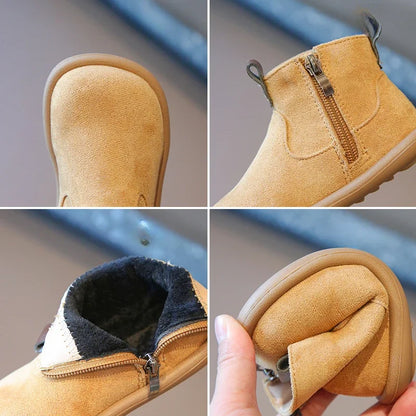 England-Style Retro Nubuck Boots
