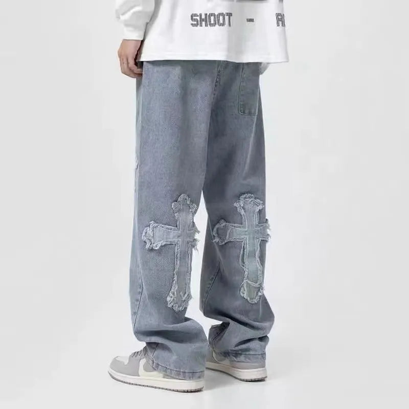 Unisex Streetwear Baggy Jeans