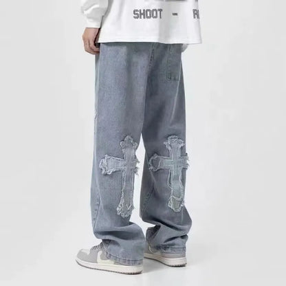 Unisex Streetwear Baggy Jeans