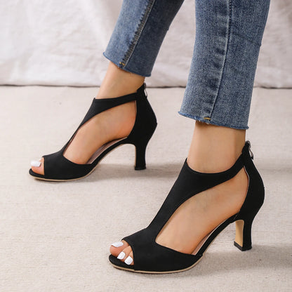 Bohemian Handmade Linen Wedge Heels