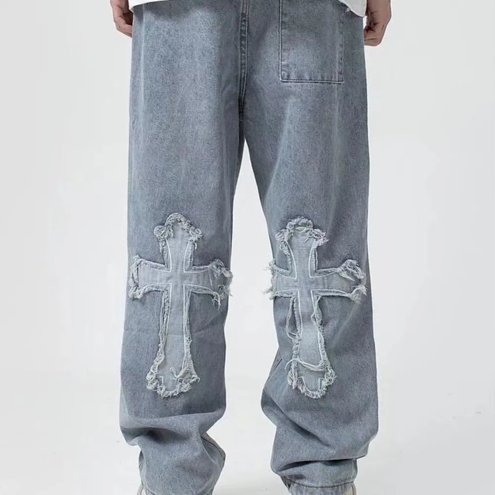 Unisex Streetwear Baggy Jeans