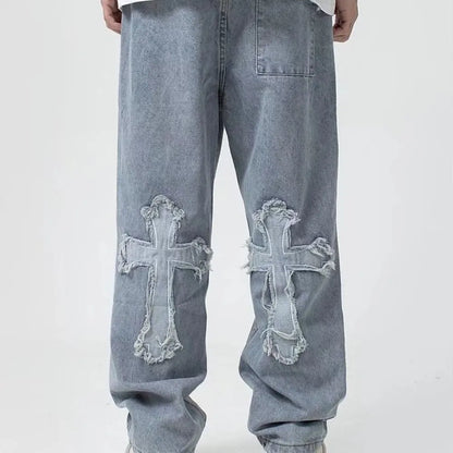 Unisex Streetwear Baggy Jeans