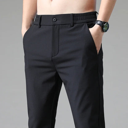 Men's Stretch Slim Fit Business Trousers