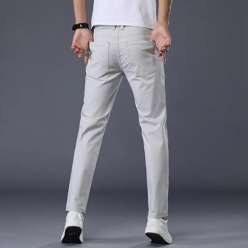 Men's Classic Solid Color Thin Casual Pants